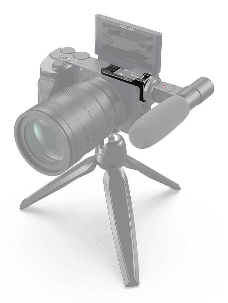 Ľavostranná premiestňovacia doska na päticu pre fotoaparát Sony a6600