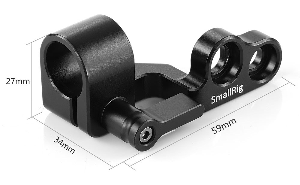 15 mm svorka na jednu tyč pre klietku BMPCC 4K a 6K
