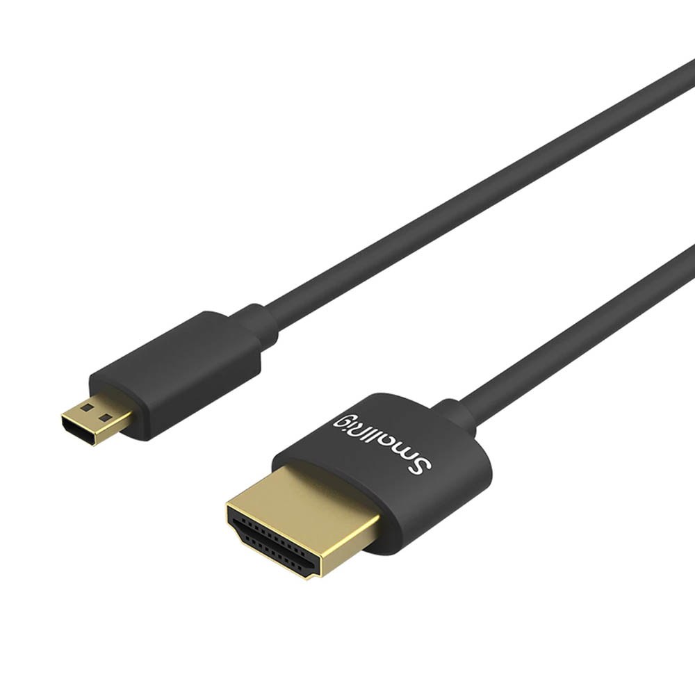 Ultra tenký kábel HDMI 4K (D do A) 35 cm