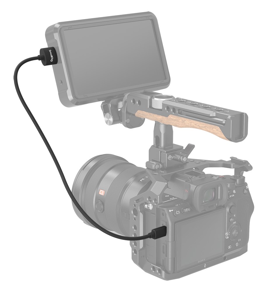 Ultra tenký kábel HDMI 4K (D do A) 35 cm