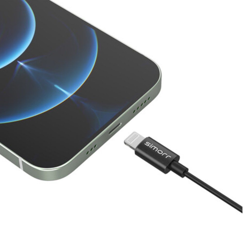 Simorr Wave L3 Lavalier mikrofón pre zariadenia Lightning (čierny)