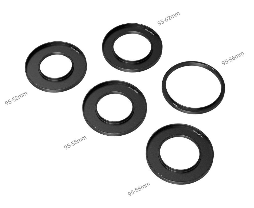 Súprava adaptérov pre slnečnú clonu Mini Matte Box (52/55/58/62/86-95 mm)