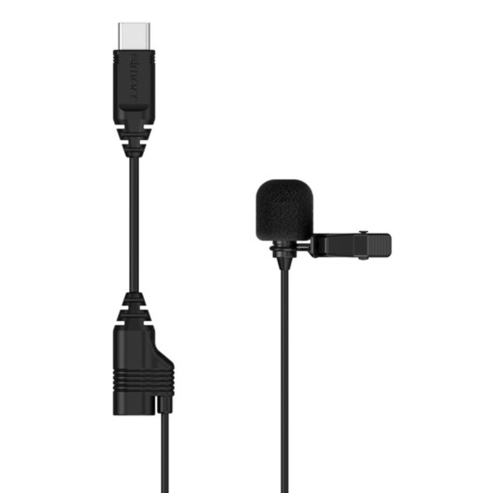Simorr Wave L2 Lavalier mikrofón pre zariadenia USB typu C (čierny)