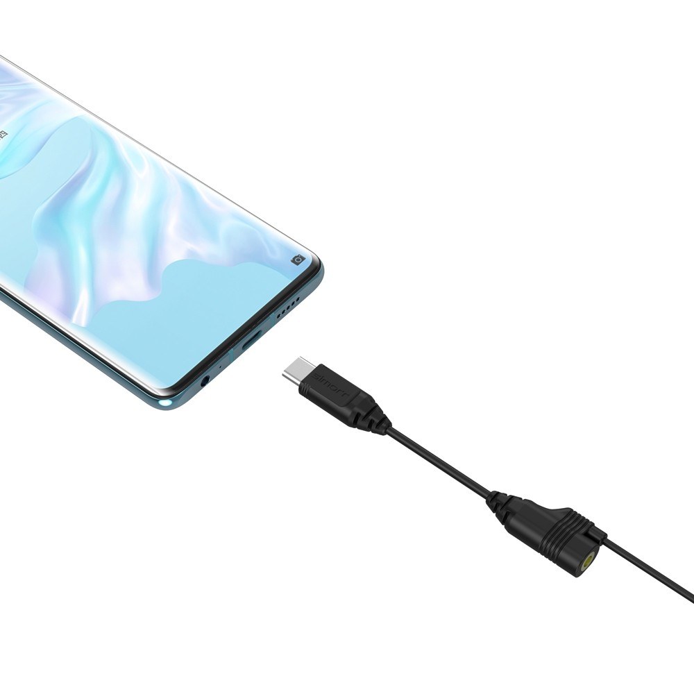 Simorr Wave L2 Lavalier mikrofón pre zariadenia USB typu C (čierny)
