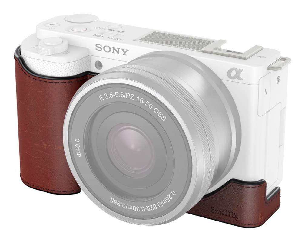Kožené polovičné puzdro pre Sony ZV-E10
