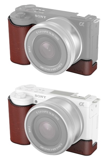 Kožené polovičné puzdro pre Sony ZV-E10