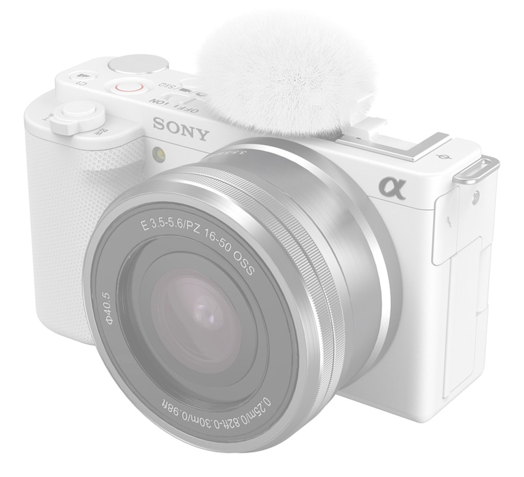 protiveterná ochrana pre Sony ZV-E10 a ZV-1 (biele)