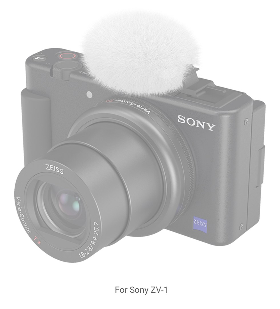 protiveterná ochrana pre Sony ZV-E10 a ZV-1 (biele)