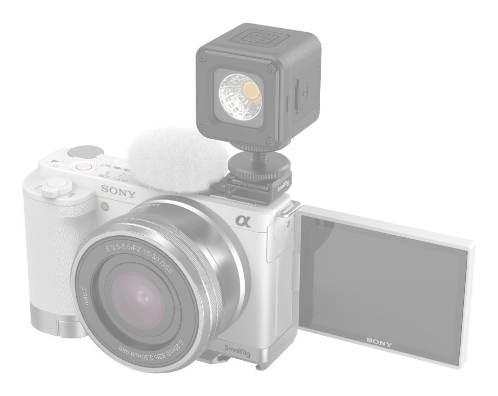 protiveterná ochrana pre Sony ZV-E10 a ZV-1 (biele)