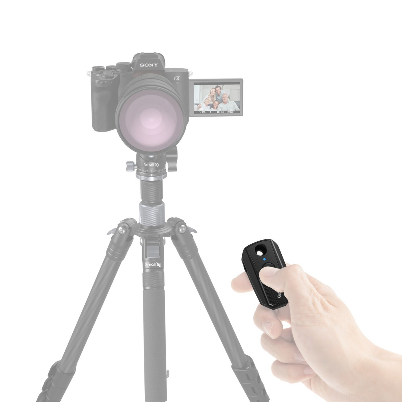 Bezdrôtový diaľkový ovládač pre vybrané fotoaparáty Sony / Canon / Nikon