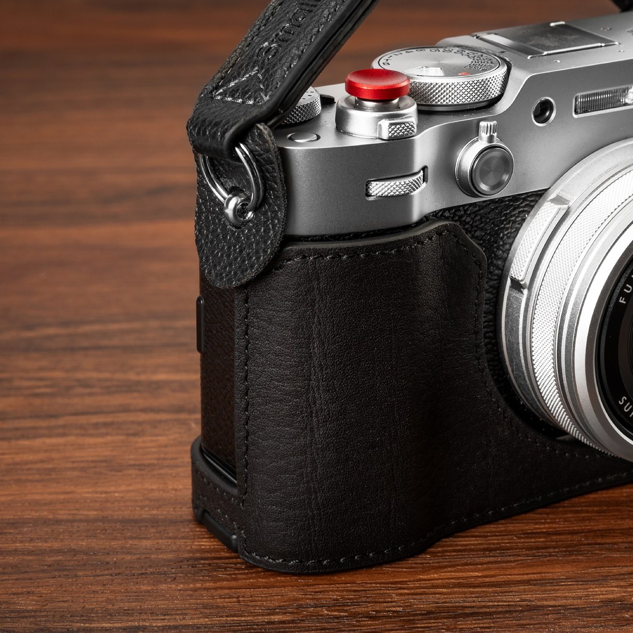 Leather Half Case Kit for FUJIFILM X100VI (Black)
