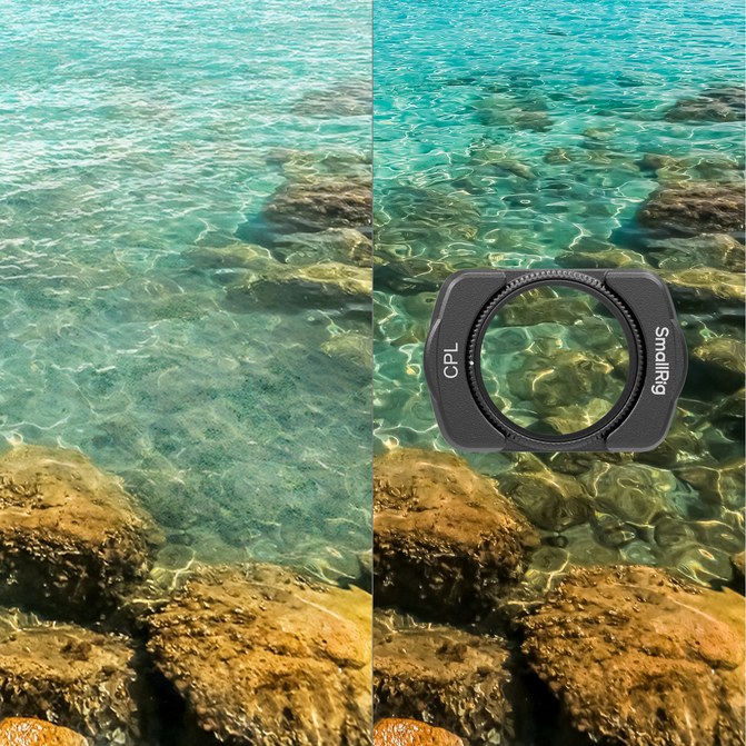 Sada čierno-bielych hmlových filtrov, CPL filter SmallRig pre DJI Osmo Pocket 3