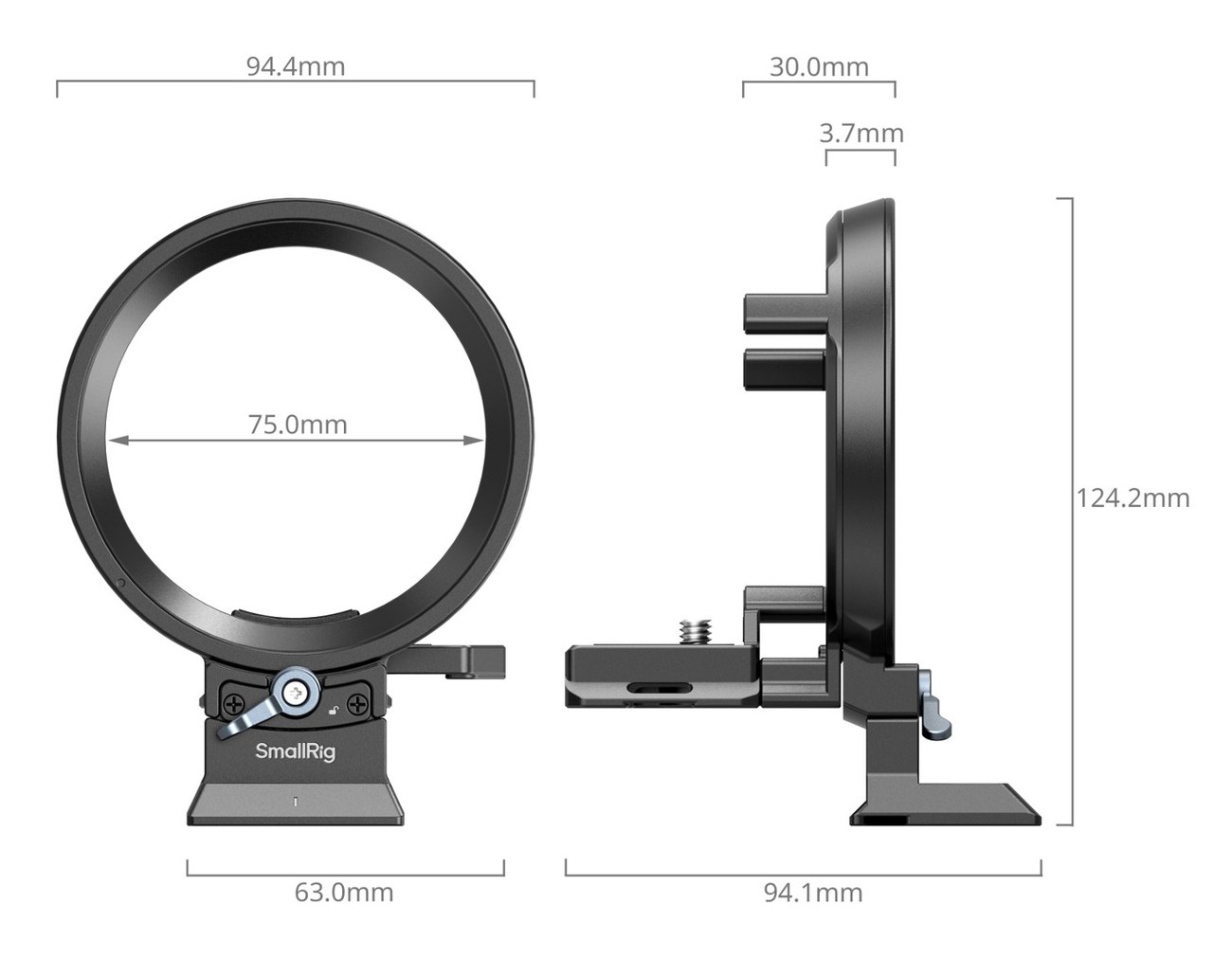 Rotatable Horizontal-to-Vertical Mount Plate Kit for Panasonic LUMIX S5 II / S5 IIX / G9 II