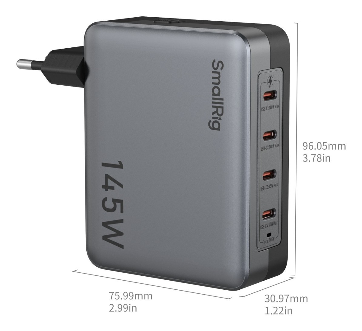Napájací adaptér 145W 4-Port PD USB-C