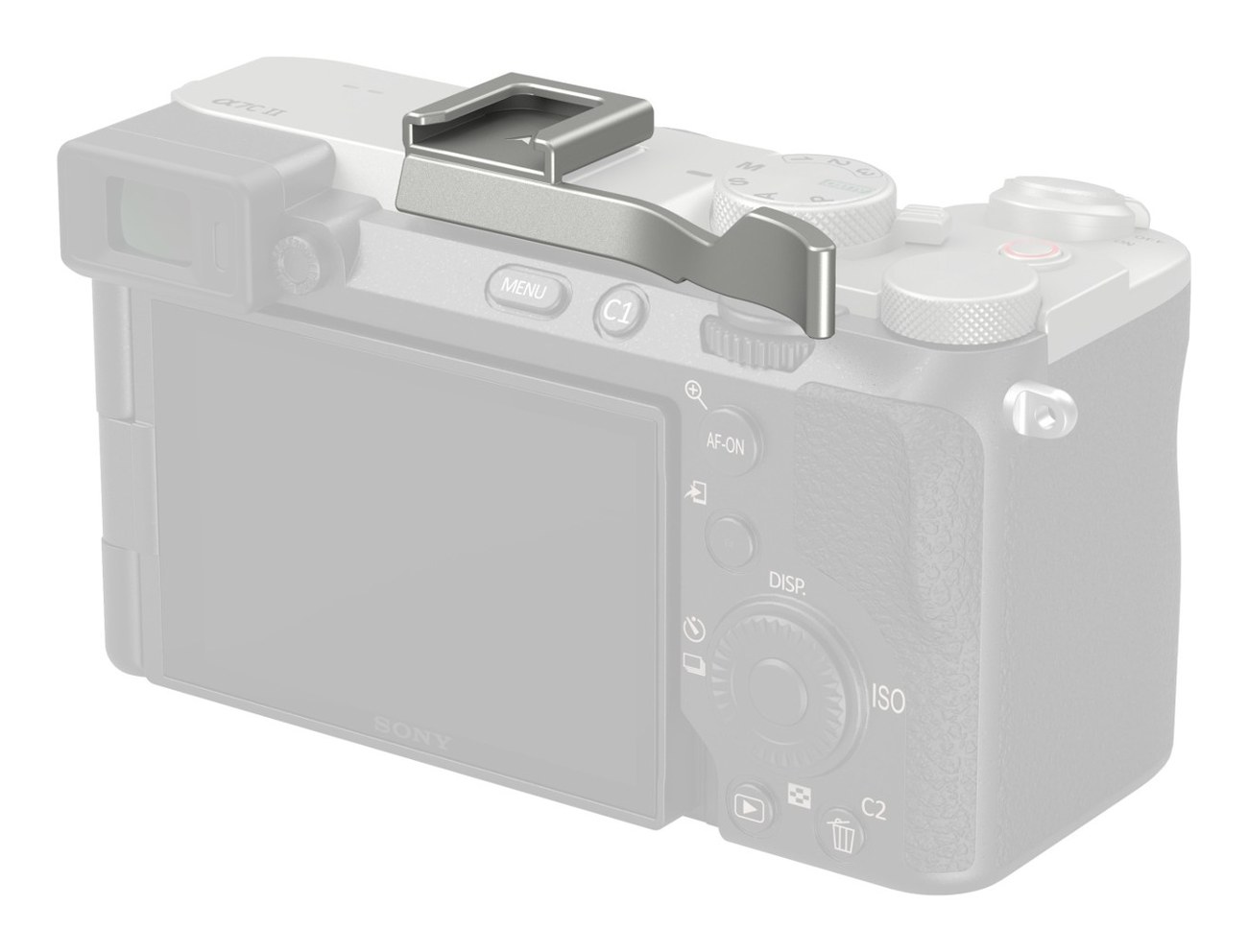 Thumb Grip for Sony Alpha 7C II / Alpha 7CR / Alpha 7C (Silver)