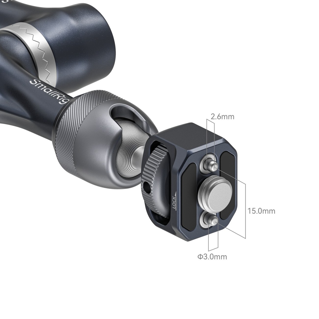 Rosette Magic Arm (7″) with ARRI Locating Screw