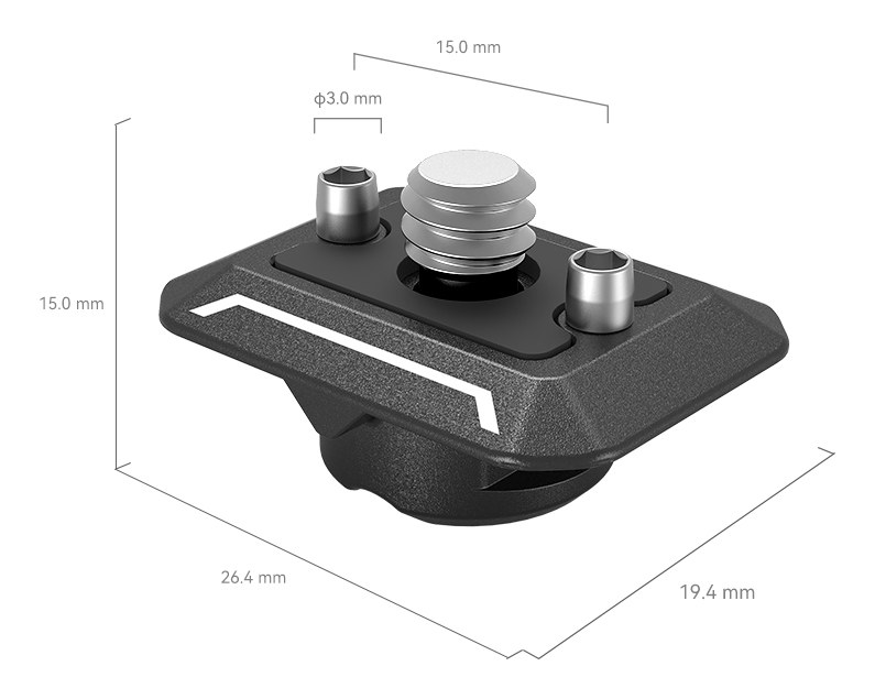 Drop-in HawkLock mini Univerzálna rýchloupínacia horná montážna doska