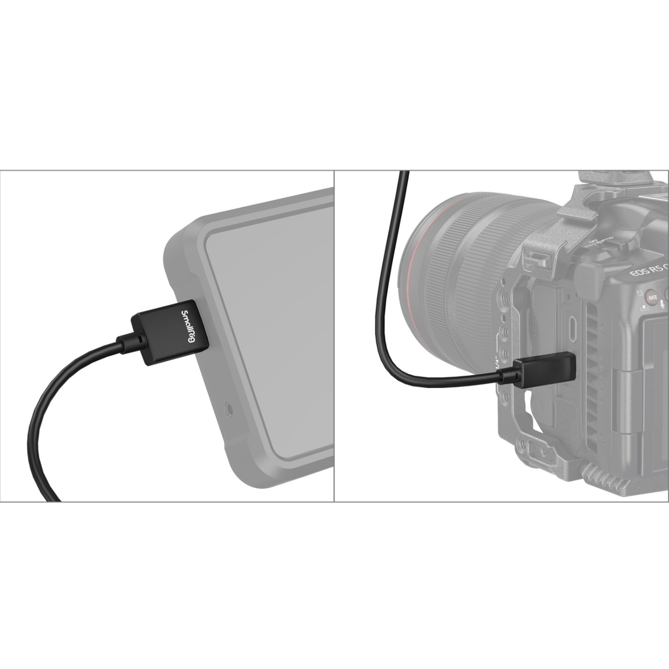 Ultratenký 4K HDMI kábel (D na A) (55cm)