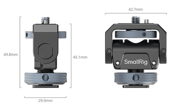 Držiak monitora s Cold Shoe Mount (obyčajný)