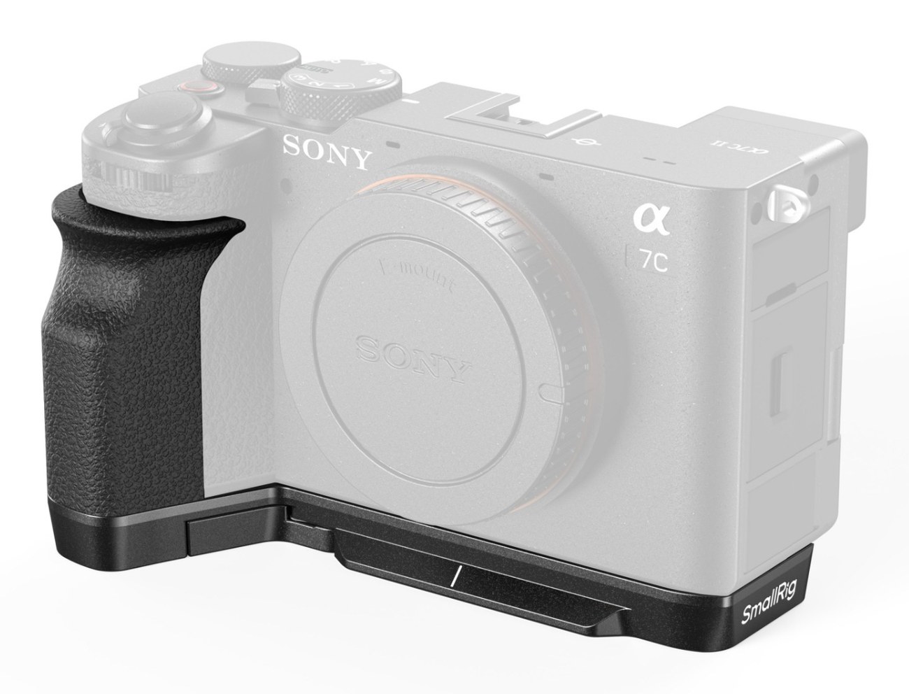 Montážna doska v tvare L so silikónovou rukoväťou pre Sony Alpha 7C II / Alpha 7CR