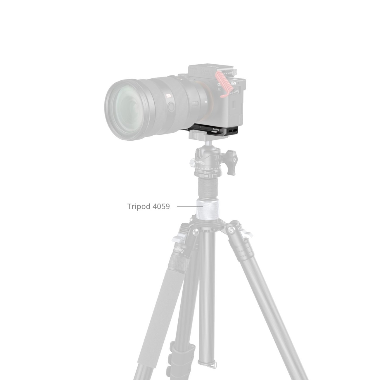 Základná doska so slotom Airtag pre Sony Alpha 7C II / Alpha 7CR (čierna)