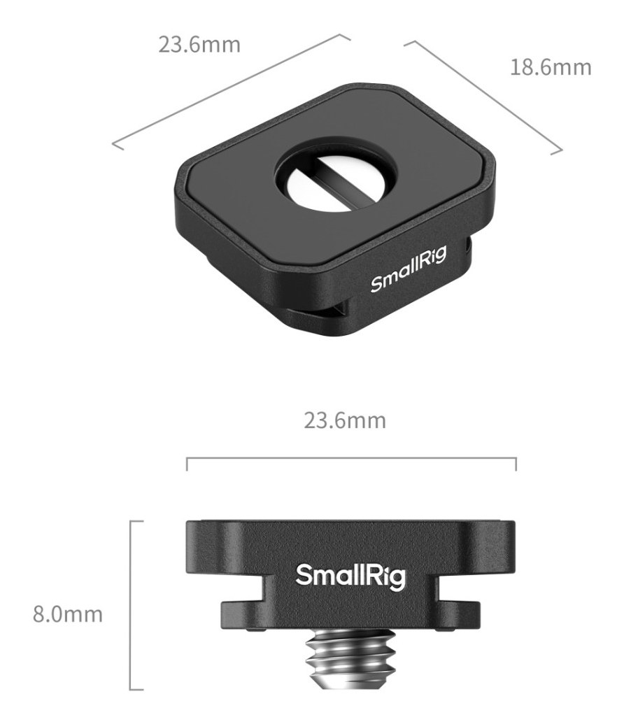 Mount Plate with Cold Shoe Mount (4pcs)