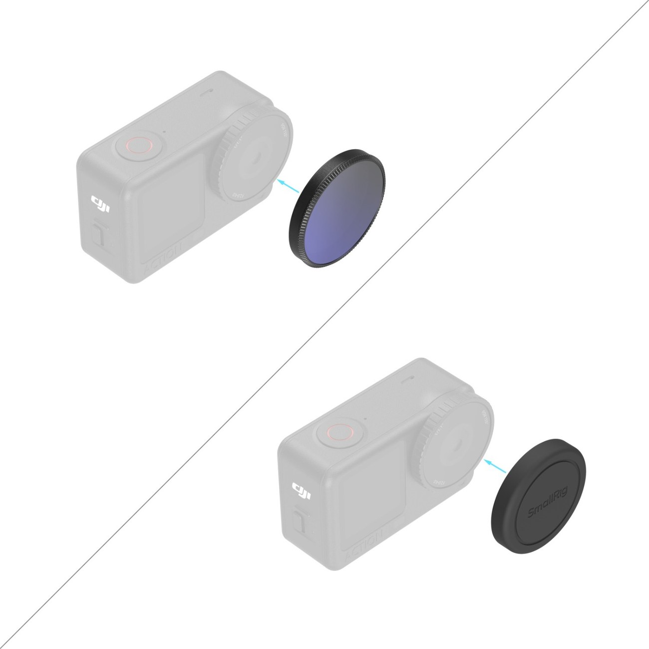 1/4 Effect Black Mist Filter for DJI Osmo Action 6