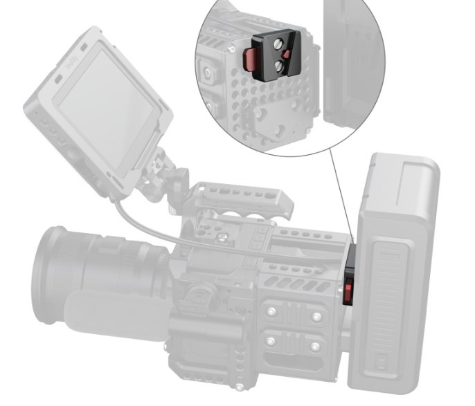 Quick Release V-Lock Mount Plate Kit