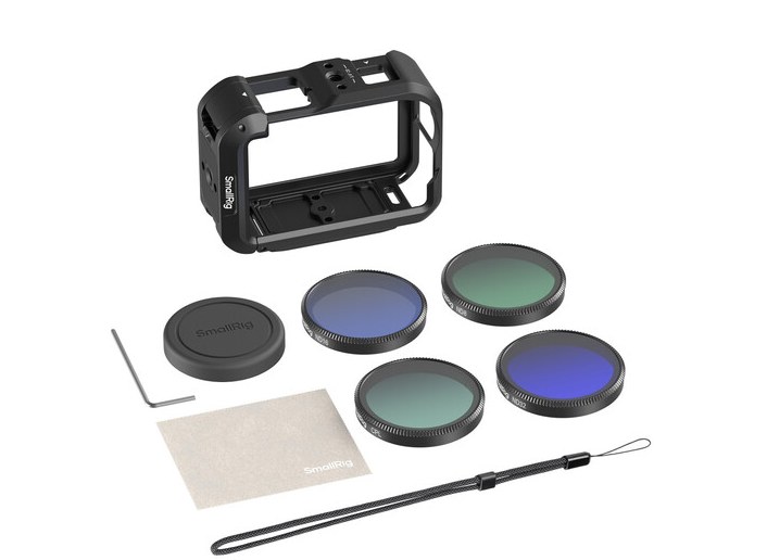 Advanced Camera Cage Kit with Filters for DJI Osmo Action 6
