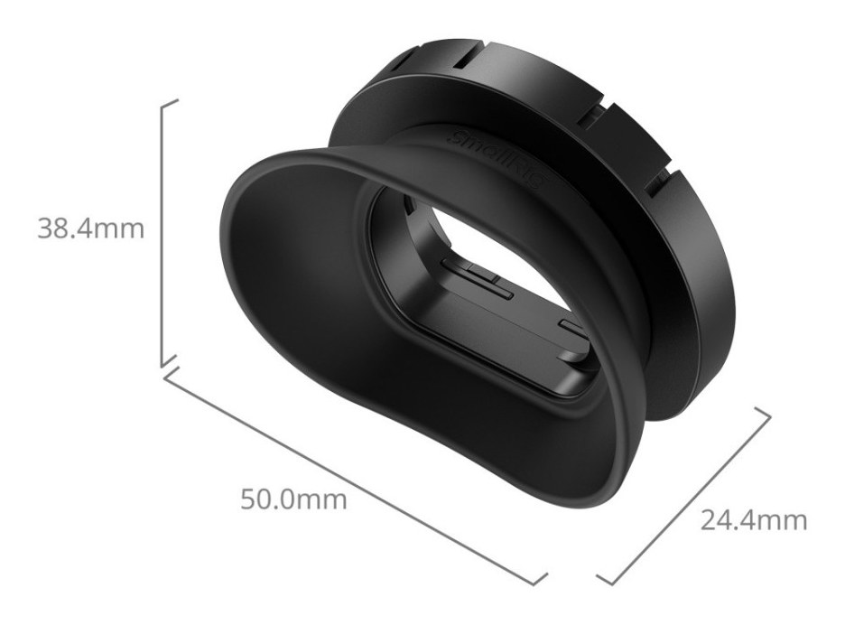 Horizontal-to-Vertical Camera Viewfinder Eyecup for Sony FX2