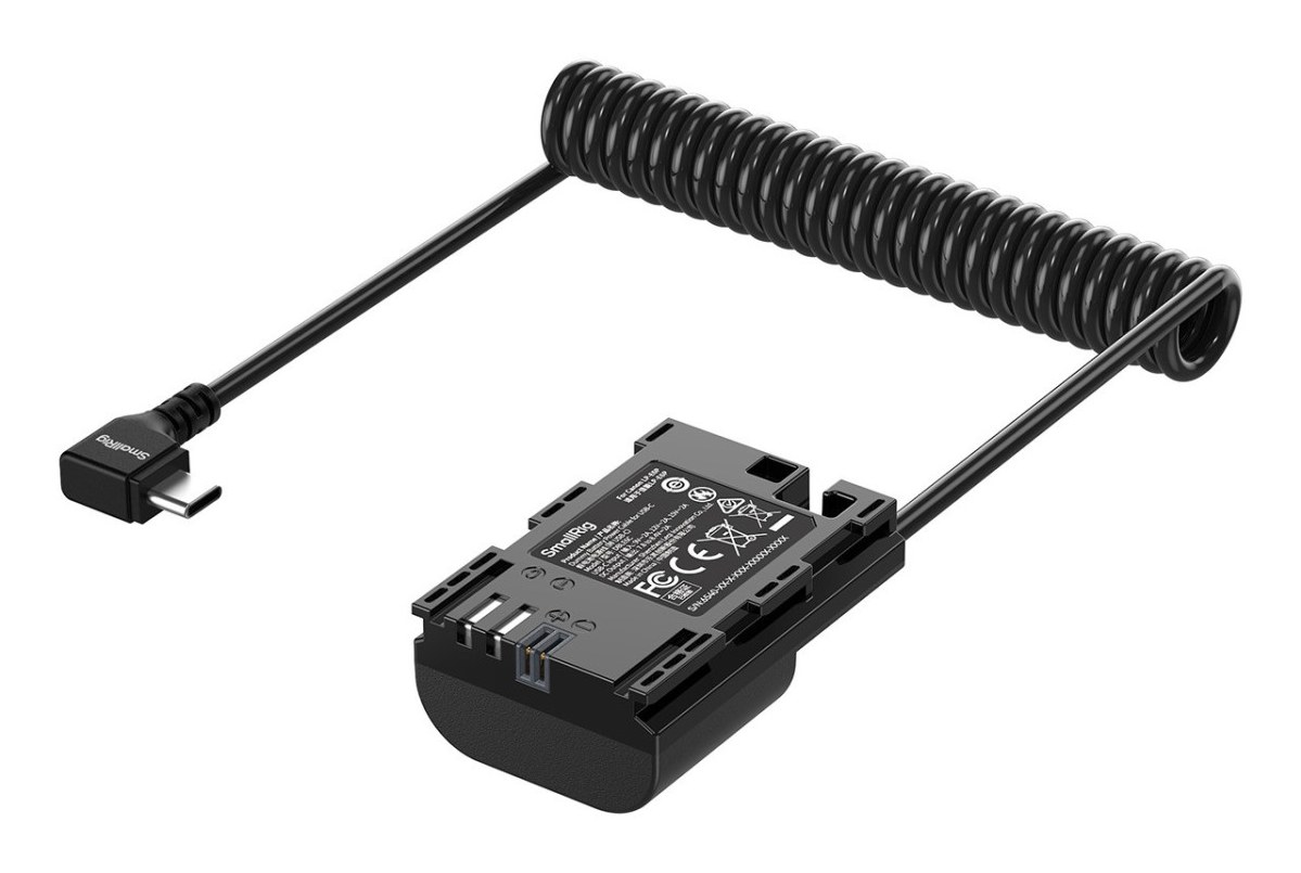 Dummy Battery Power Cable for USB-C for Canon LP-E6P