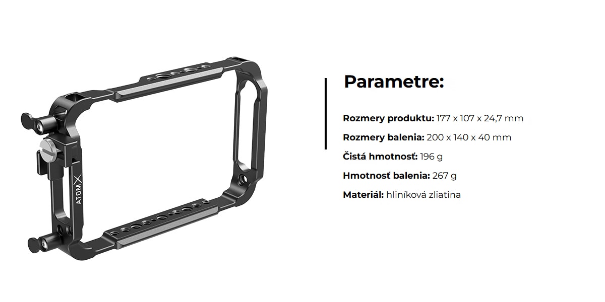 SmallRig Cage for Atomos Ninja V and V+ 2209