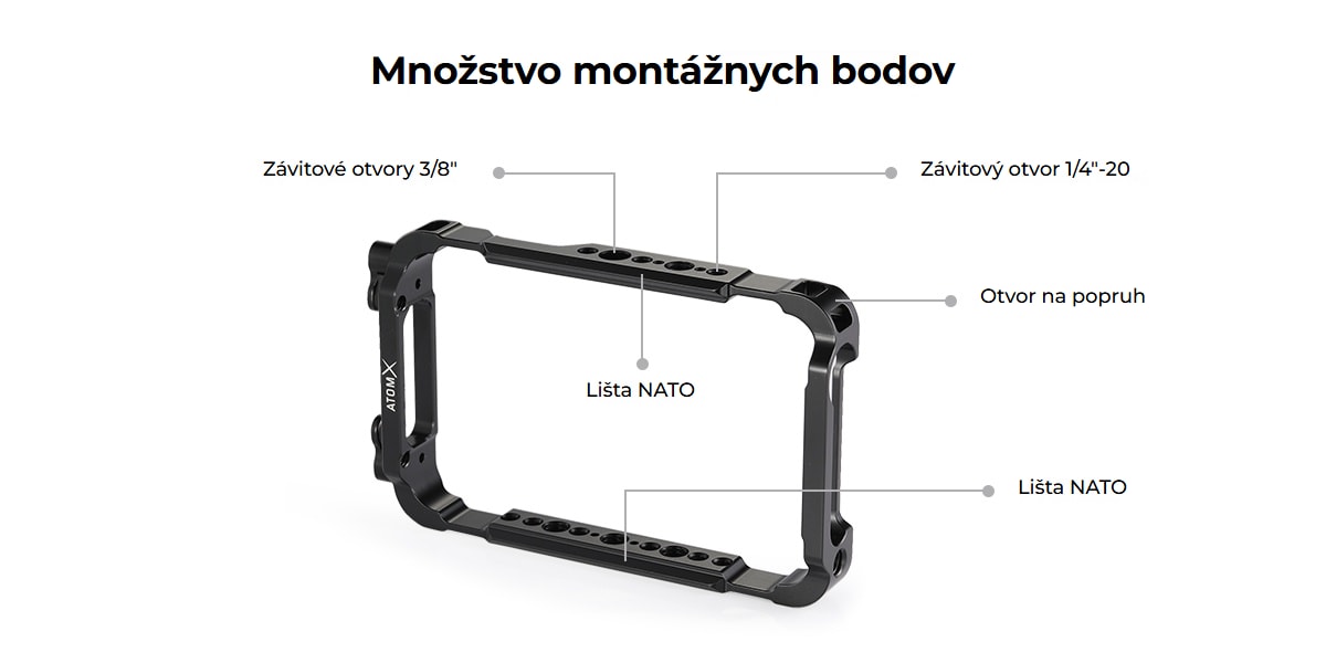 SmallRig Cage for Atomos Ninja V and V+ 2209