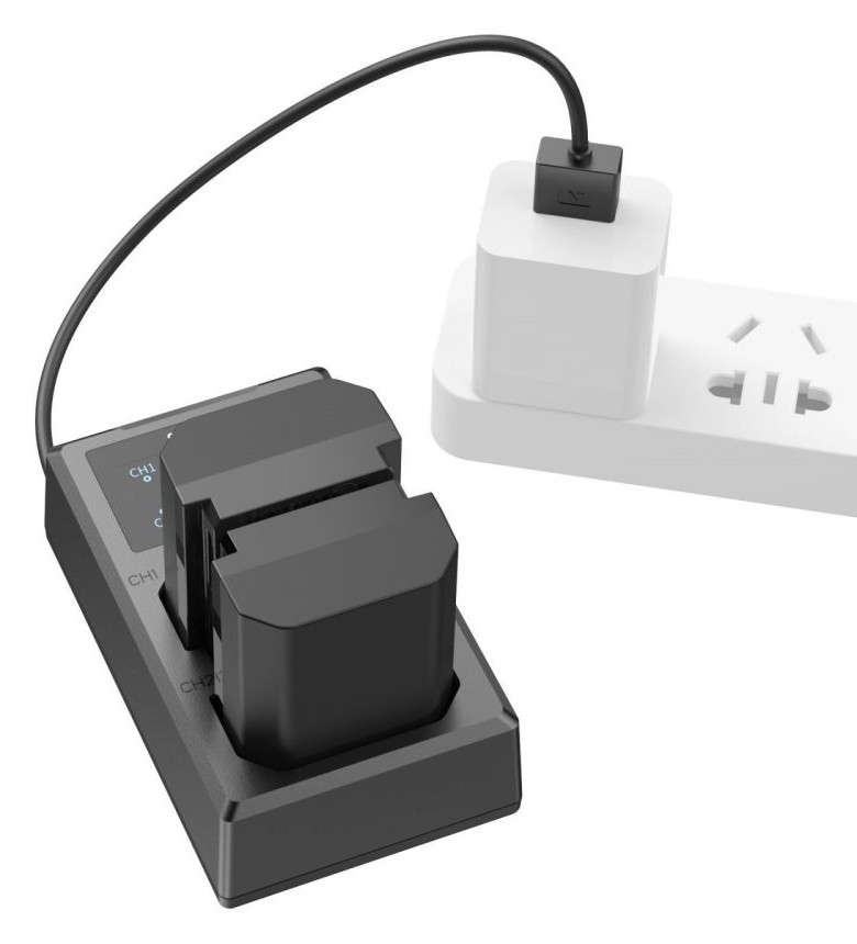 SmallRig NP-FZ100 Camera Battery and Charger Kit 3824B – Z USB adaptéra alebo autonabíjačky