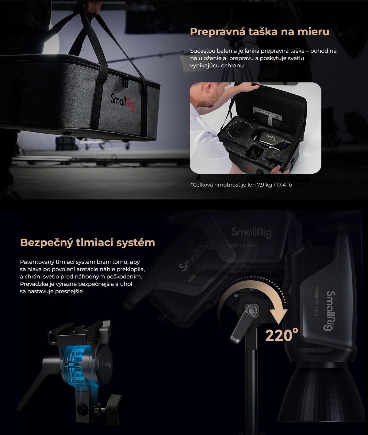 SmallRig RC 350 COB LED
