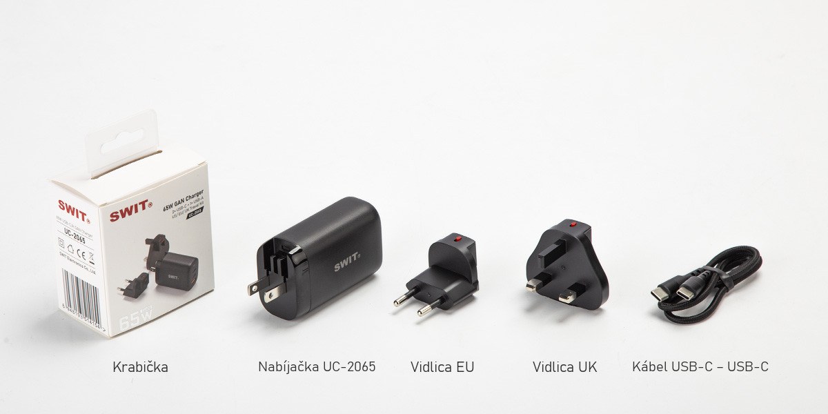SWIT UC-2065 nabíjačka USB-C 65 W