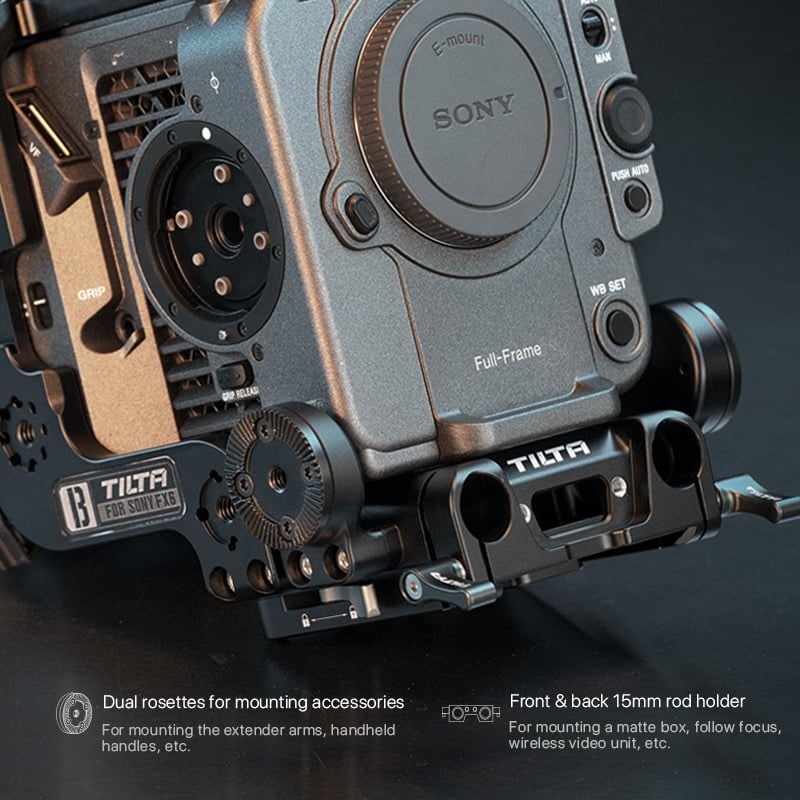 Základňa s rozetami ARRI a 15mm tyčami