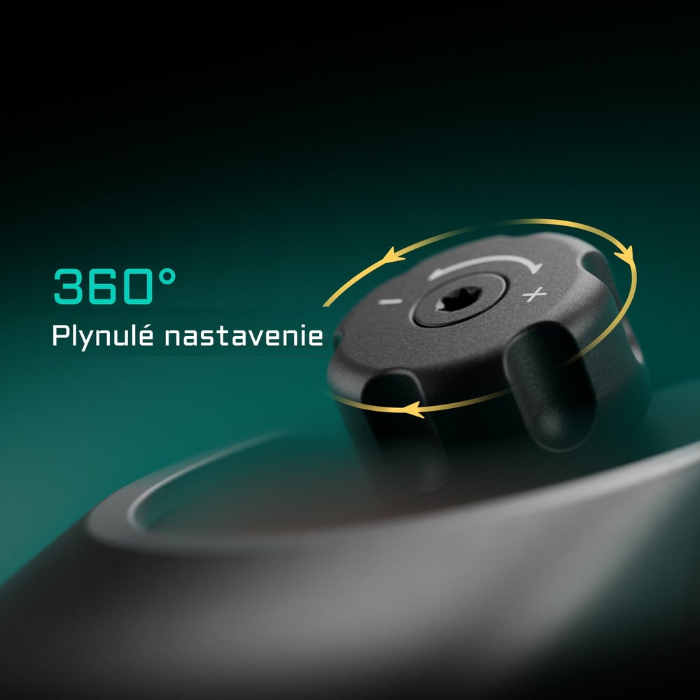 Plynulé nastavenie o 360°