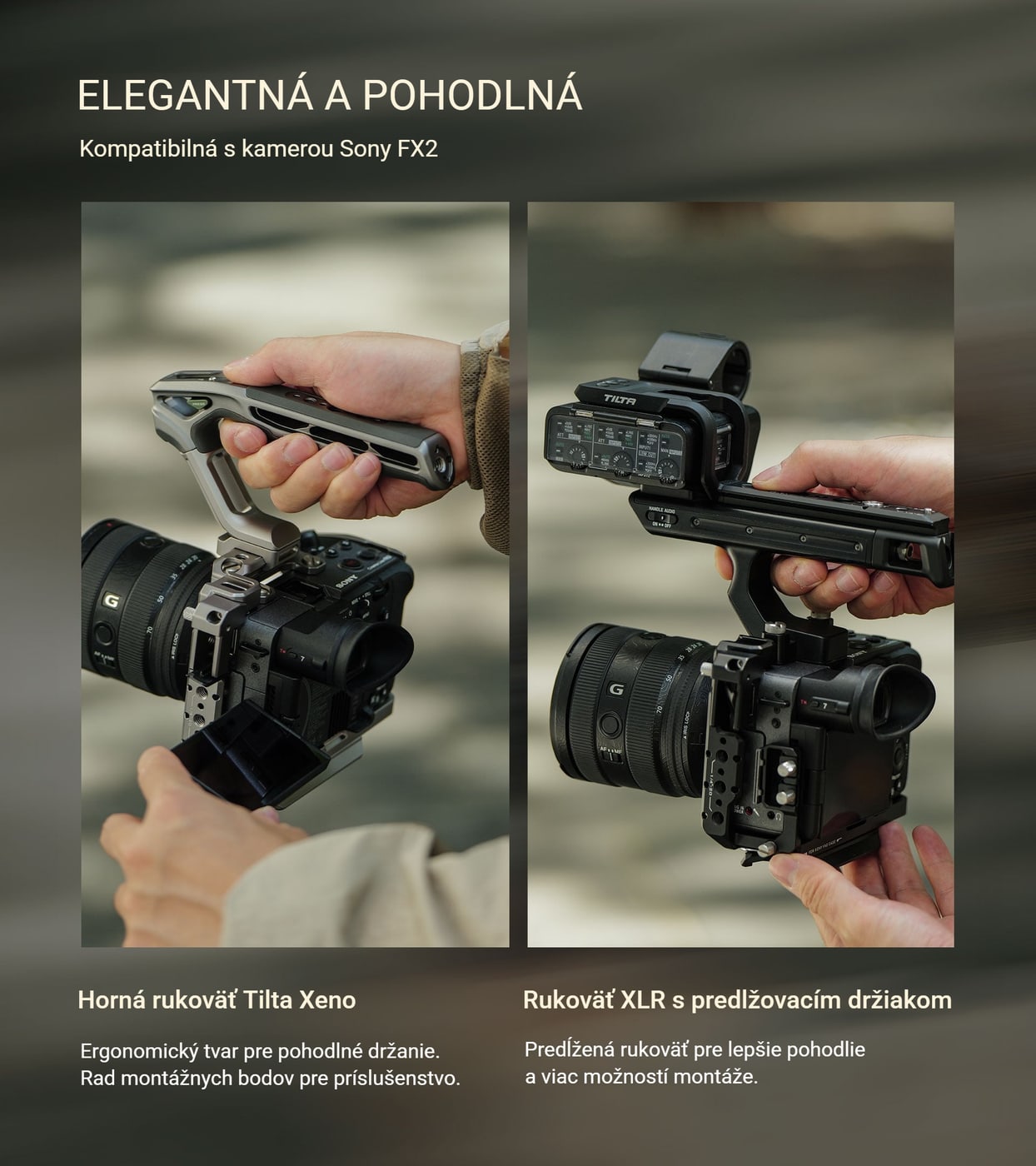 Elegantná a pohodlná v ruke