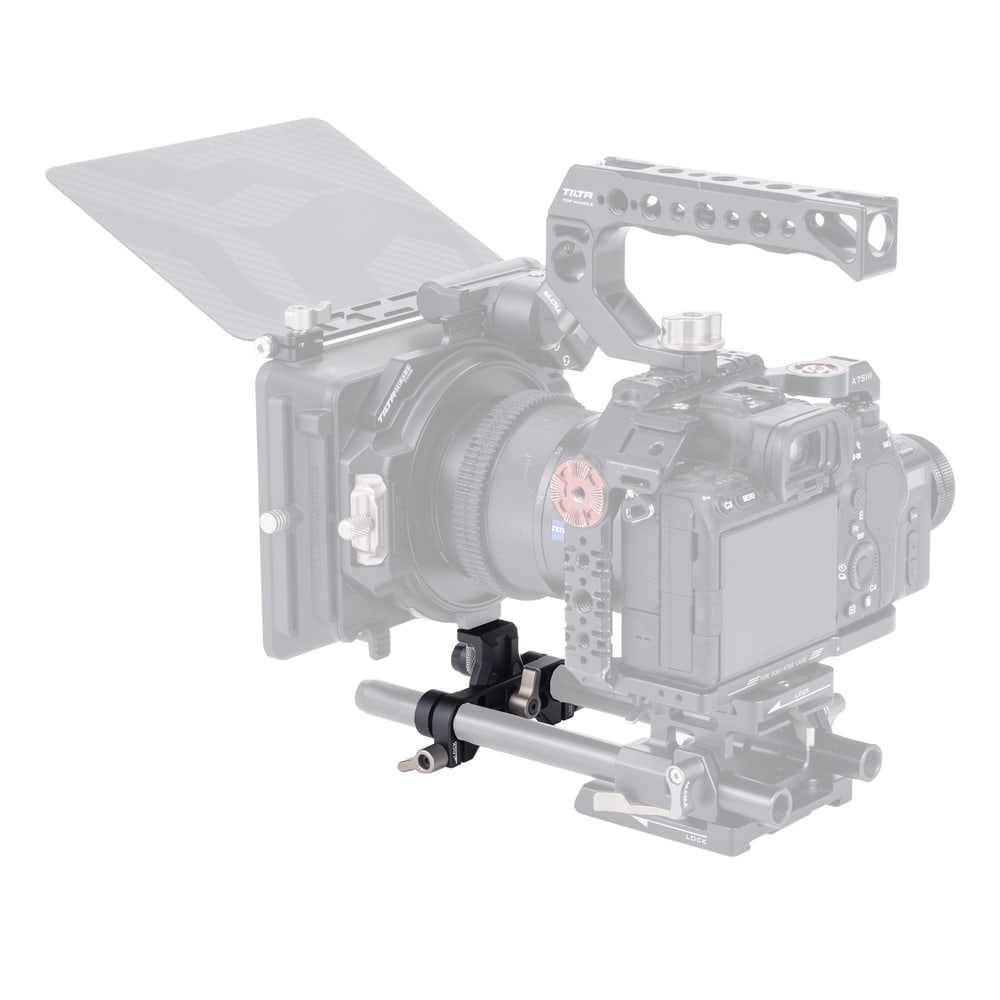 Matte box na tyčiach, nie na objektíve
