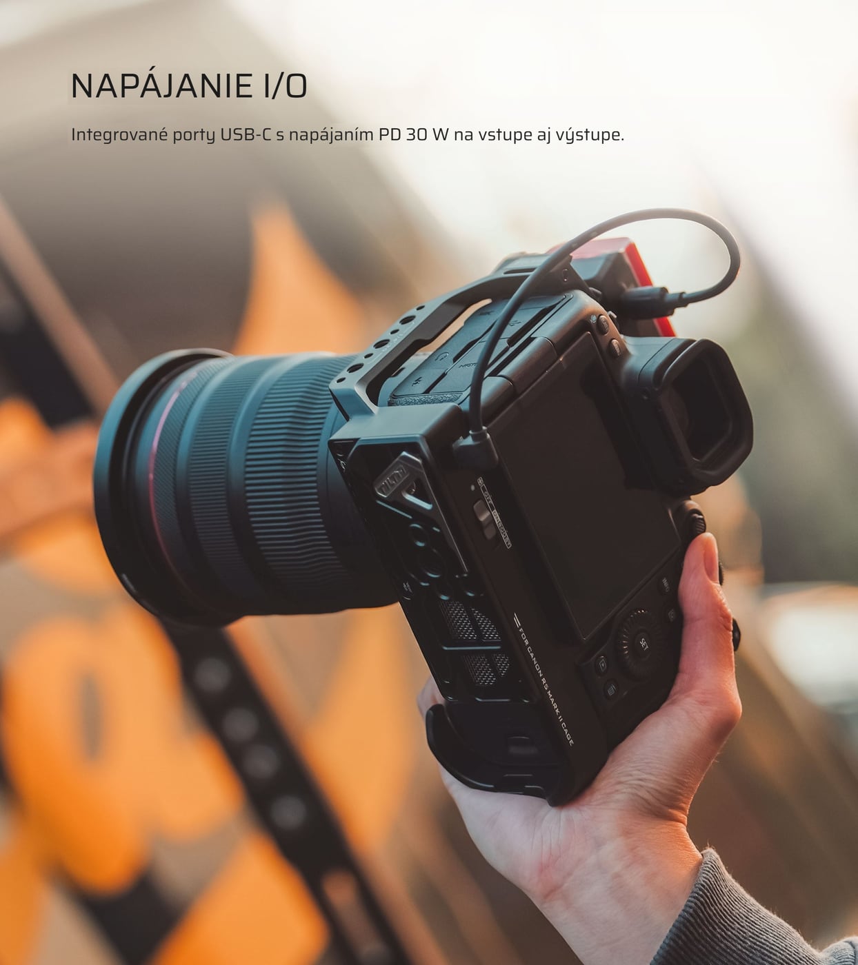Napájanie jedným káblom USB-C