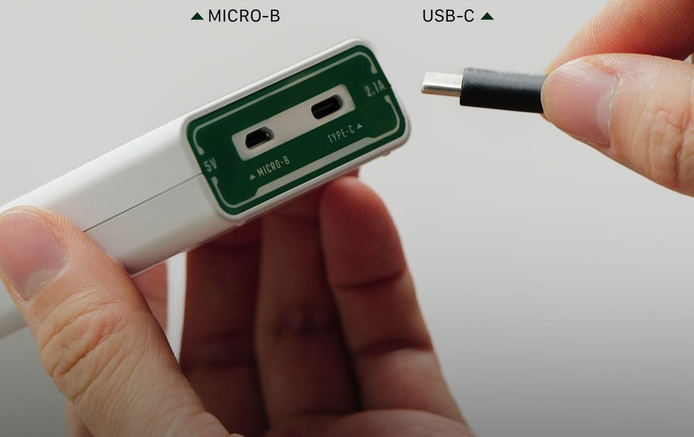 Dva vstupy: USB-C aj Micro-USB