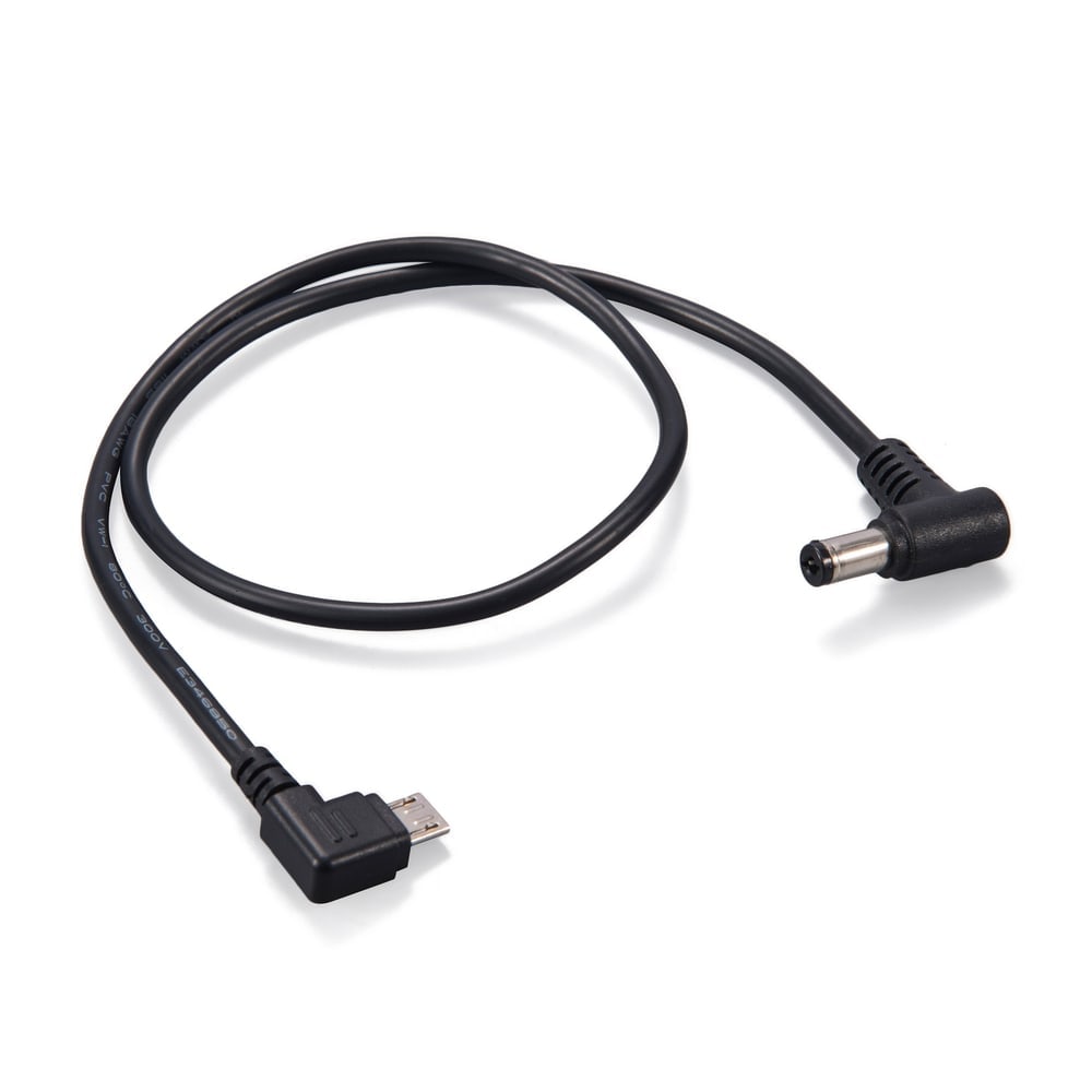 Micro USB na uhlový DC 5,5/2,1 mm