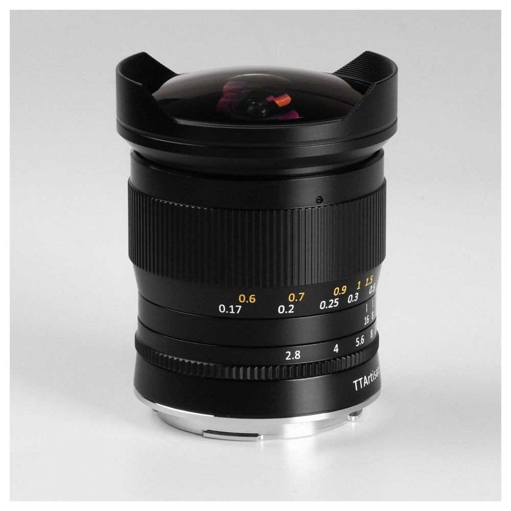 TTArtisan 11mm F2.8 Fisheye – Ručné zaostrovanie od 0,17 m