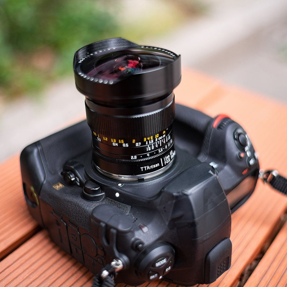 TTArtisan 11mm F2.8 Fisheye – Ručné zaostrovanie od 0,25 m