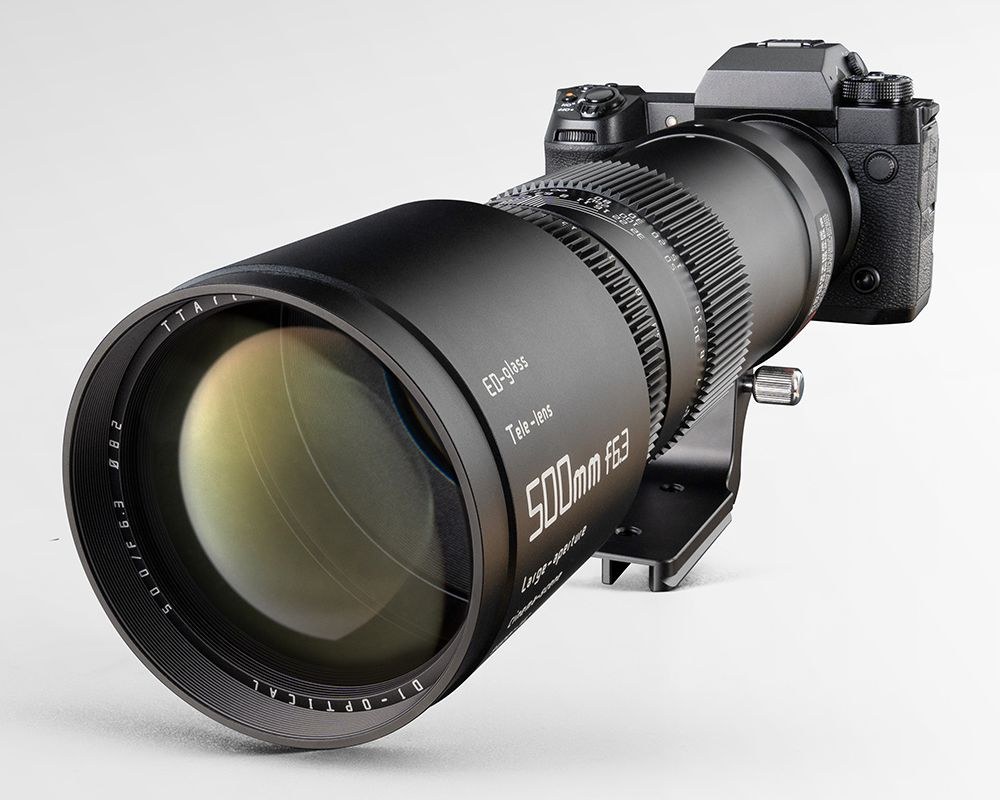 TTArtisan 500mm F6.3 – Závit na filtre 82 mm