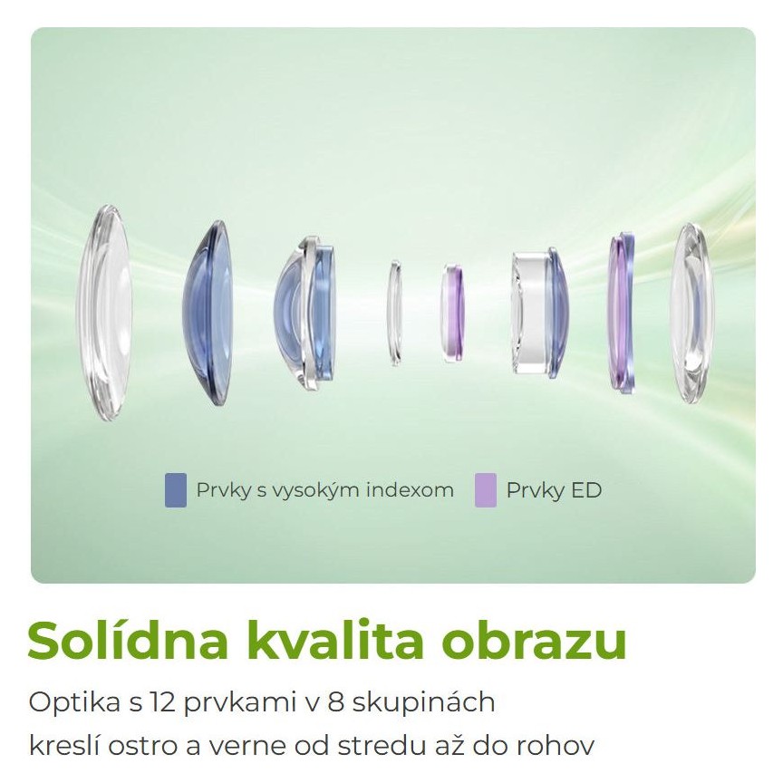 TTArtisan AF 50mm F1.8 Neo – Optika 12 prvkov v 8 skupinách