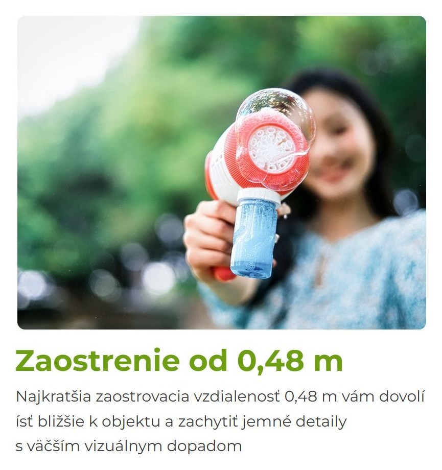 TTArtisan AF 50mm F1.8 Neo – Zaostrenie od 0,48 m