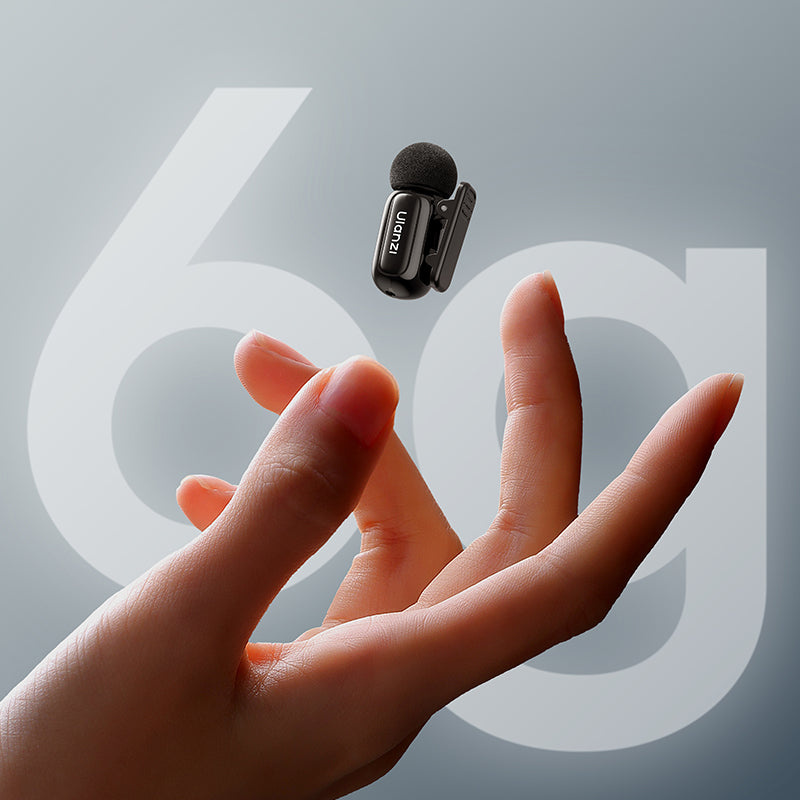 Ulanzi A200 Mini Mic černý – Vysílač o hmotnosti 6 g