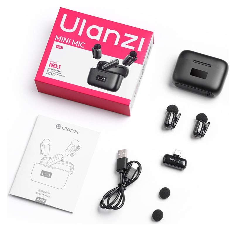 Ulanzi A200 Mini Mic černý